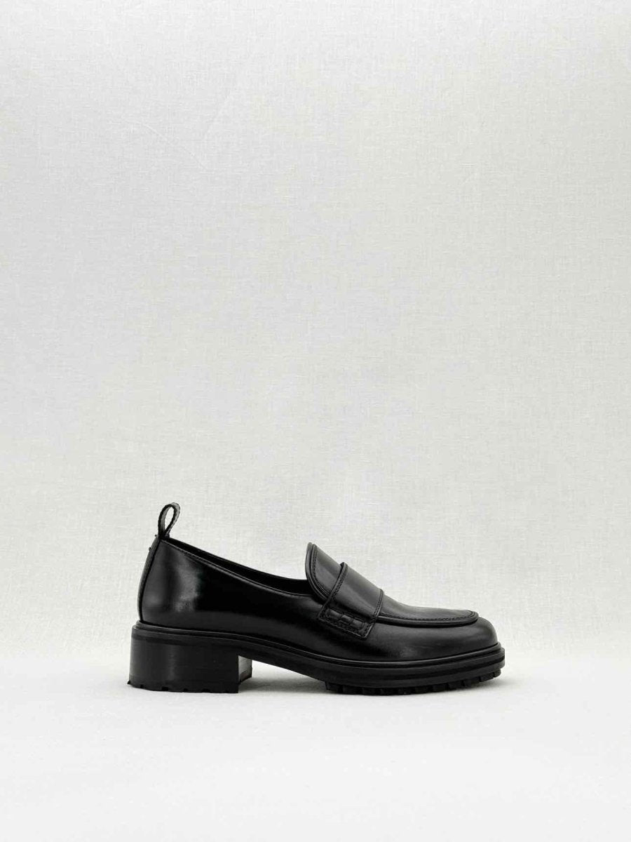Pre - loved AEYDE Black Size EU 37 Loafers at Reems Closet