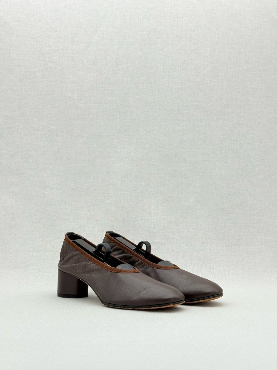 Pre - loved AEYDE Gemma Mocha Size EU 35.5 Pumps at Reems Closet