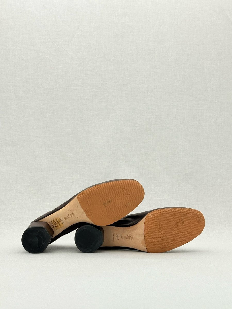 Pre - loved AEYDE Gemma Mocha Size EU 35.5 Pumps at Reems Closet