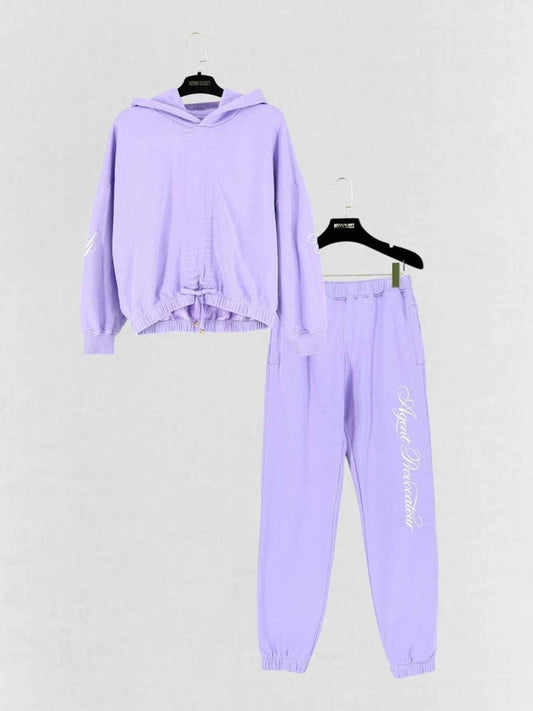 Pre - loved AGENT PROVOCATEUR Purple Size Small Tracksuit Set at Reems Closet