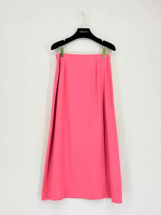 Pre-loved AGNES B Silhouette Pink Size US 4 Midi Skirt at Reems Closet