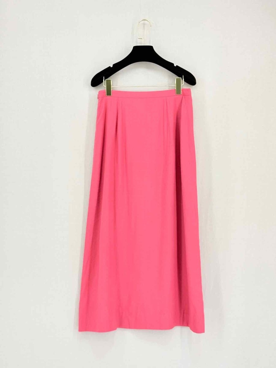 Pre-loved AGNES B Silhouette Pink Size US 4 Midi Skirt at Reems Closet