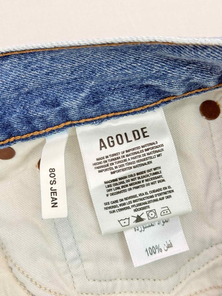 Pre-loved AGOLDE 80's Blue Size 30 Jeans at Reems Closet