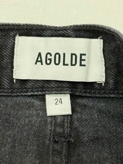 Pre - loved AGOLDE Black Distressed Size 24 Jeans at Reems Closet
