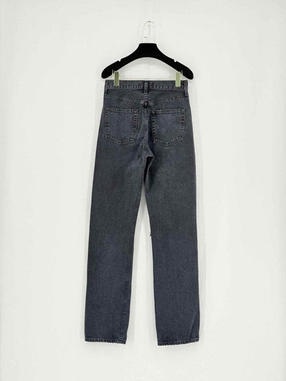 Pre - loved AGOLDE Black Distressed Size 24 Jeans at Reems Closet