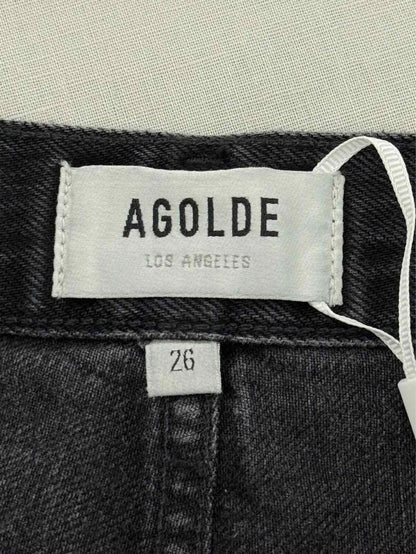 Pre - loved AGOLDE Black Size 26 Shorts at Reems Closet
