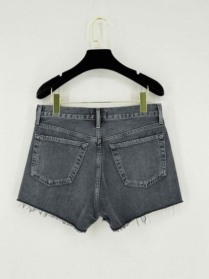 Pre - loved AGOLDE Black Size 26 Shorts at Reems Closet