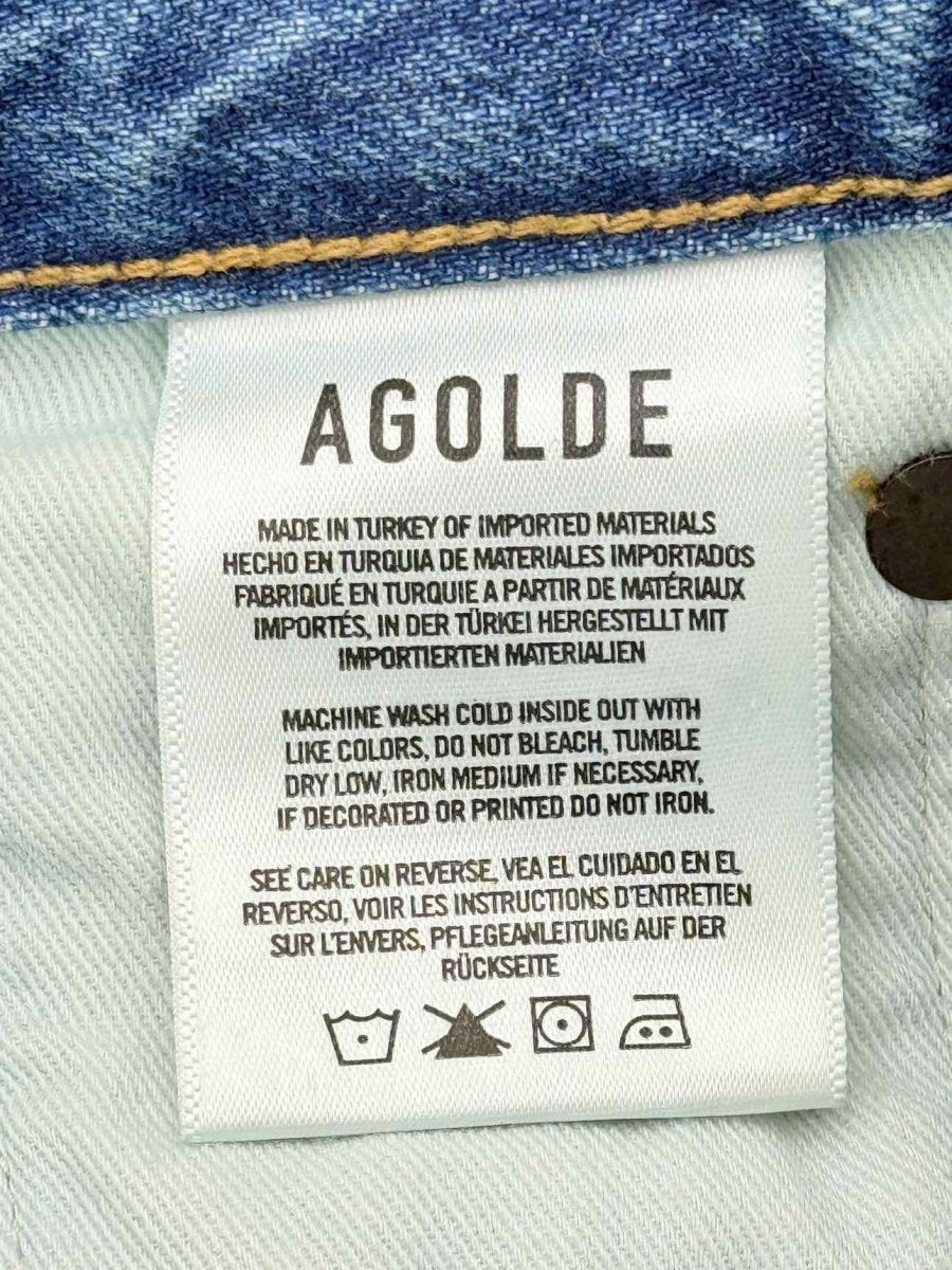 Pre - loved AGOLDE Blue Denim Size 24 Jeans at Reems Closet