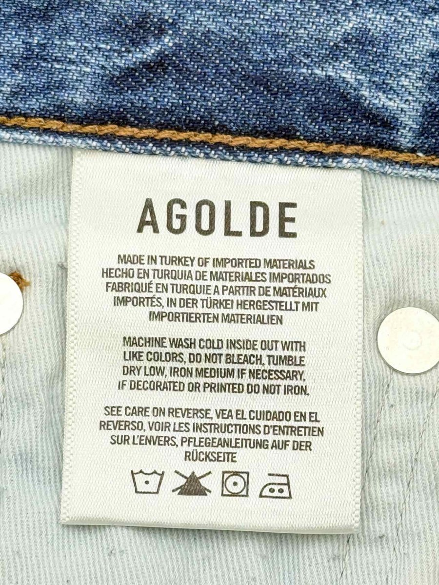 Pre - loved AGOLDE Blue Size 24 Jeans at Reems Closet
