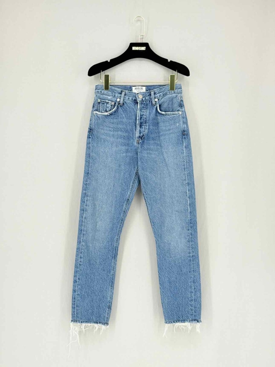 Pre - loved AGOLDE Blue Size 24 Jeans at Reems Closet
