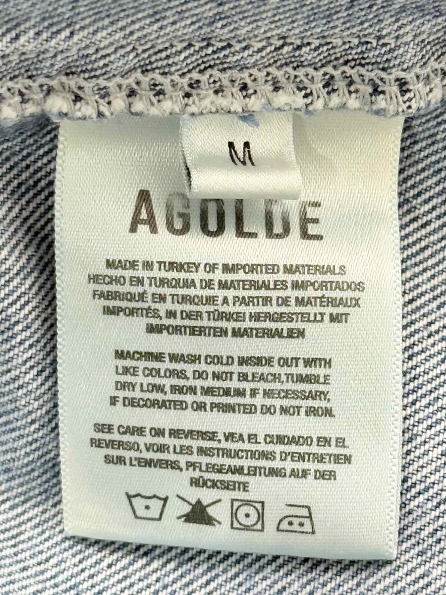 Pre - loved AGOLDE Blue Size Medium Jacket at Reems Closet