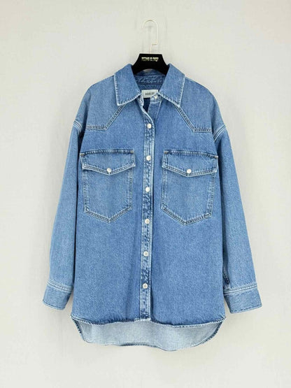 Pre - loved AGOLDE Blue Size Medium Jacket at Reems Closet