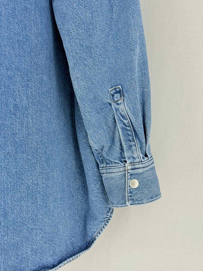 Pre - loved AGOLDE Blue Size Medium Jacket at Reems Closet