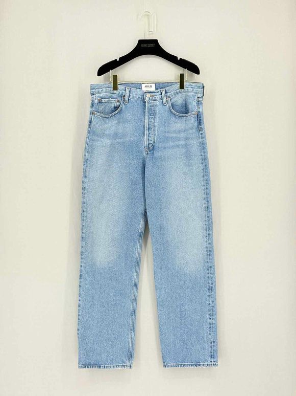 Pre - loved AGOLDE Kelly Faded Blue Size 30 Jeans at Reems Closet