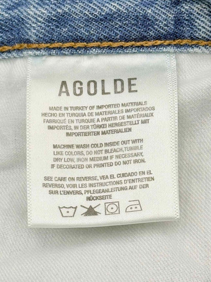Pre - loved AGOLDE Kelly Faded Blue Size 30 Jeans at Reems Closet