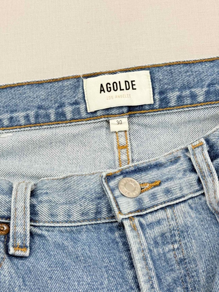Pre - loved AGOLDE Kelly Faded Blue Size 30 Jeans at Reems Closet