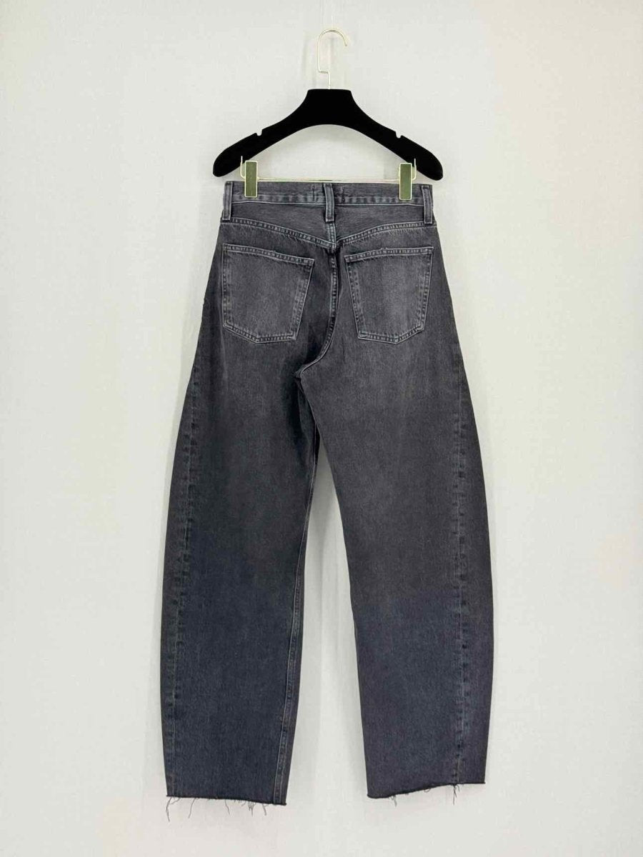 Pre - loved AGOLDE Luna Black Pieced Taper Size 26 Jeans at Reems Closet