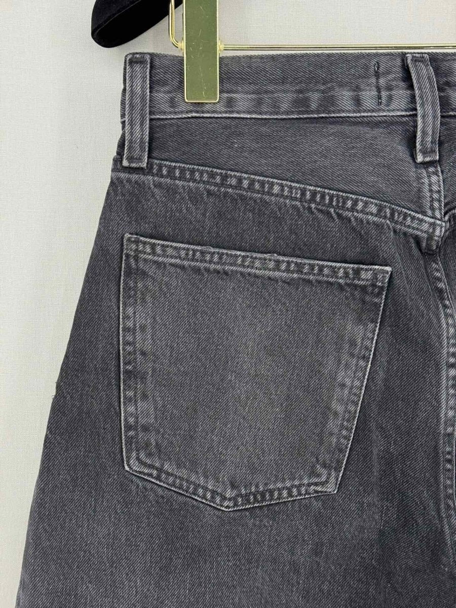 Pre - loved AGOLDE Luna Black Pieced Taper Size 26 Jeans at Reems Closet
