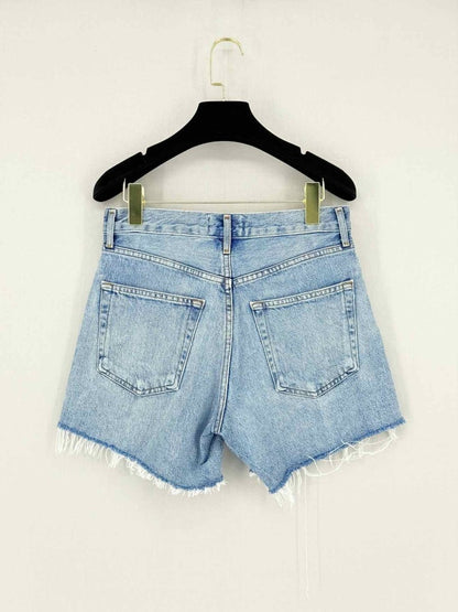 Pre - loved AGOLDE Parker Long Blue Size 25 Shorts at Reems Closet