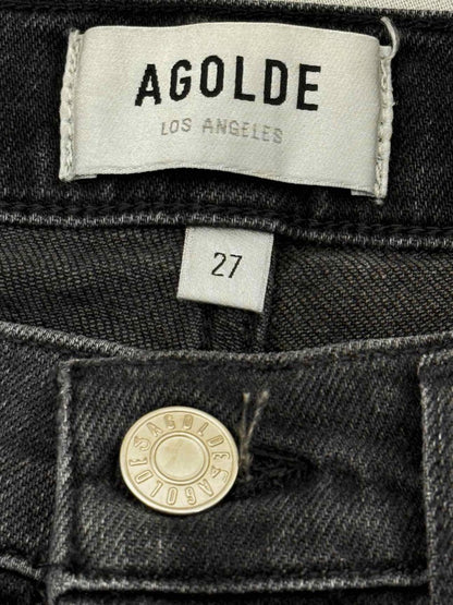 Pre - loved AGOLDE Riley Black Size 27 Jeans at Reems Closet