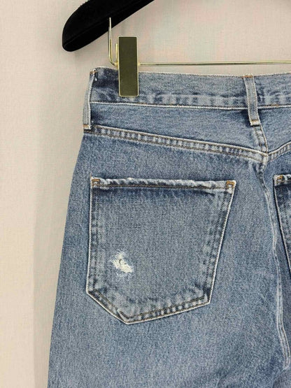 Pre - loved AGOLDE Riley Blue Size 24 Jeans at Reems Closet
