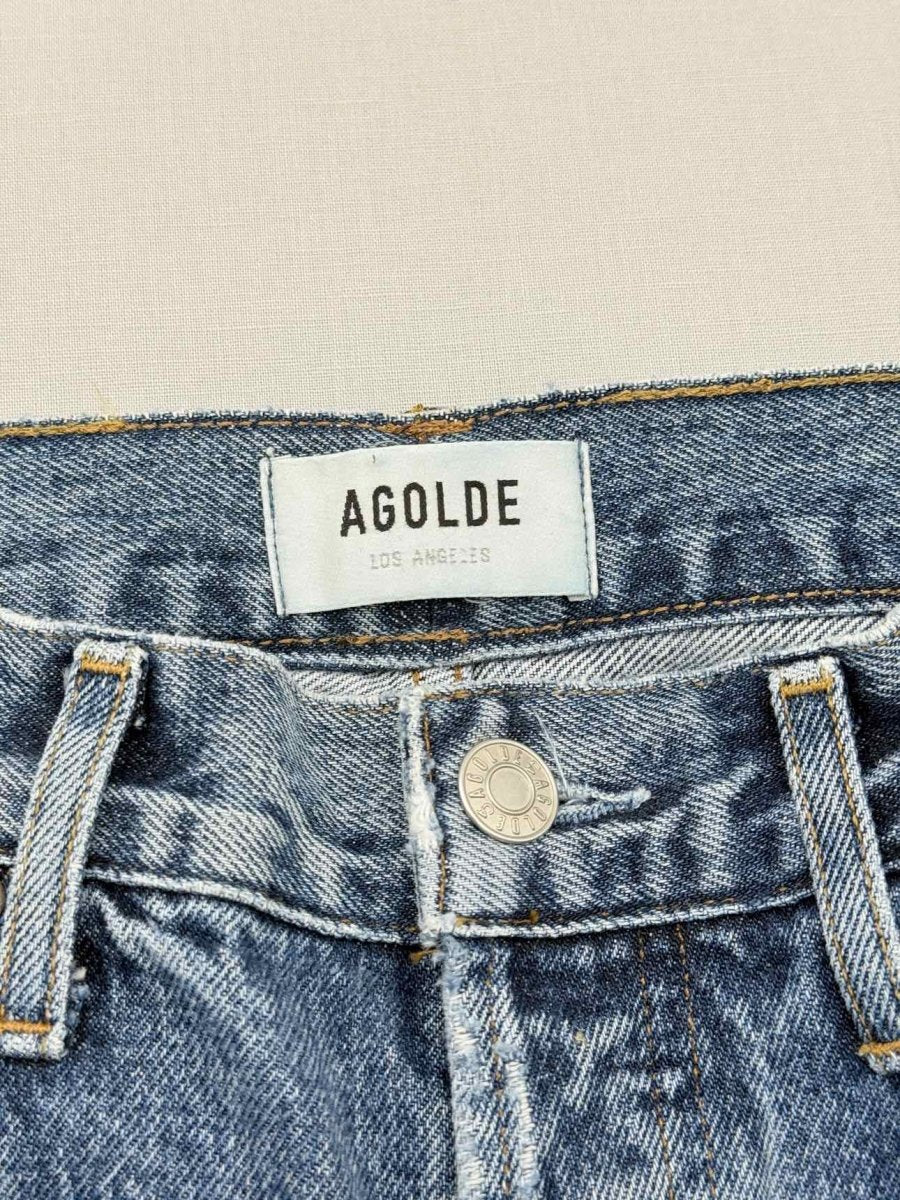Pre - loved AGOLDE Riley Blue Size 24 Jeans at Reems Closet