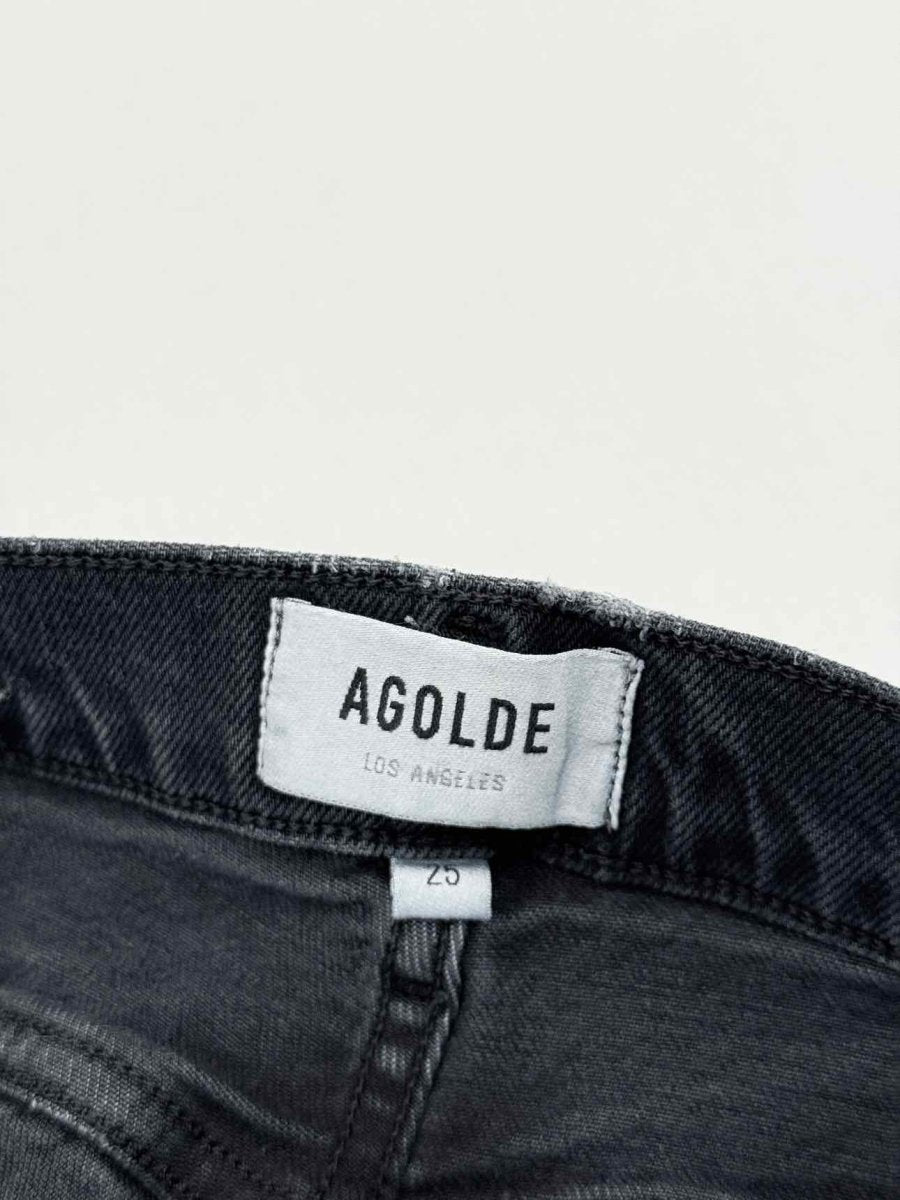 Pre - loved AGOLDE Skinny Black Size 25 Jeans at Reems Closet