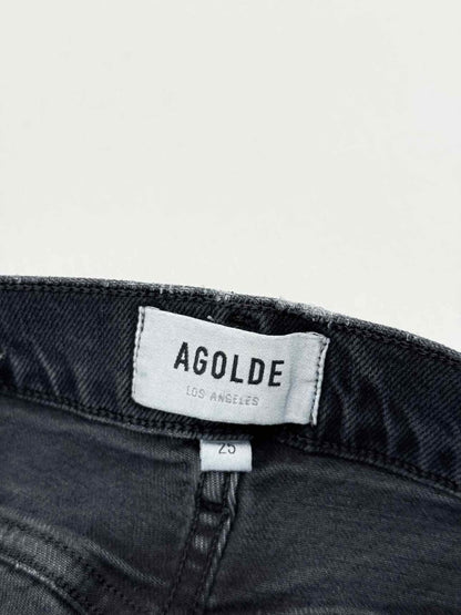 Pre - loved AGOLDE Skinny Black Size 25 Jeans at Reems Closet