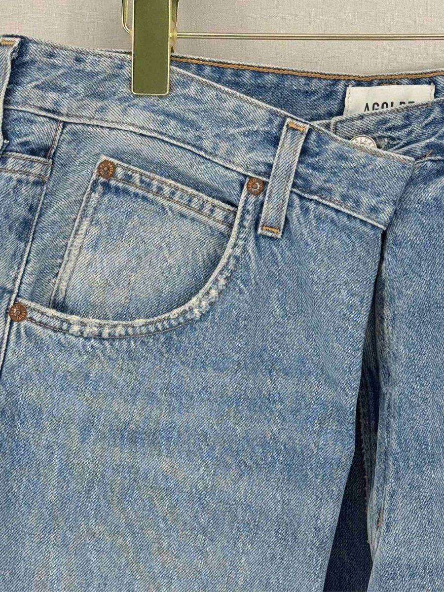 Pre-loved AGOLDE Vana Fold Blue Size 29 Jeans at Reems Closet