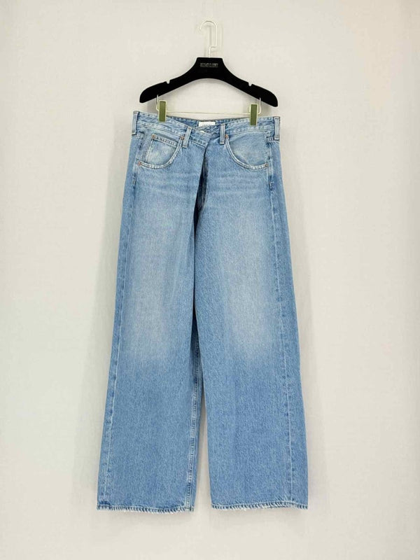 Pre-loved AGOLDE Vana Fold Blue Size 29 Jeans at Reems Closet