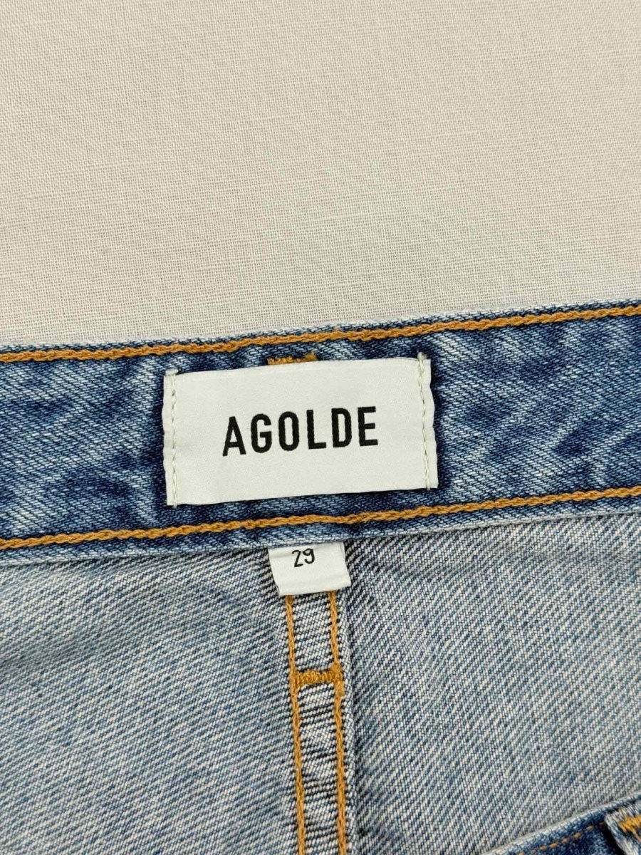 Pre-loved AGOLDE Vana Fold Blue Size 29 Jeans at Reems Closet