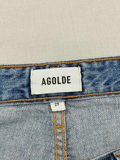 Pre-loved AGOLDE Vana Fold Blue Size 29 Jeans at Reems Closet
