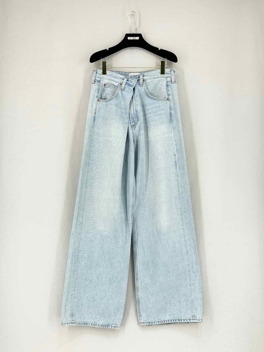 Pre - loved AGOLDE Vana Pale Blue Size 26 Jeans at Reems Closet