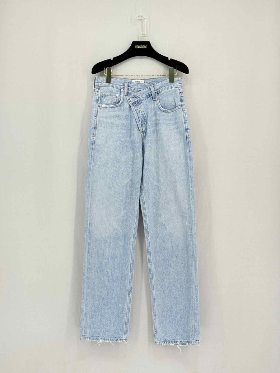 Pre - loved AGOLDE Washed Denim Size 24 Jeans at Reems Closet
