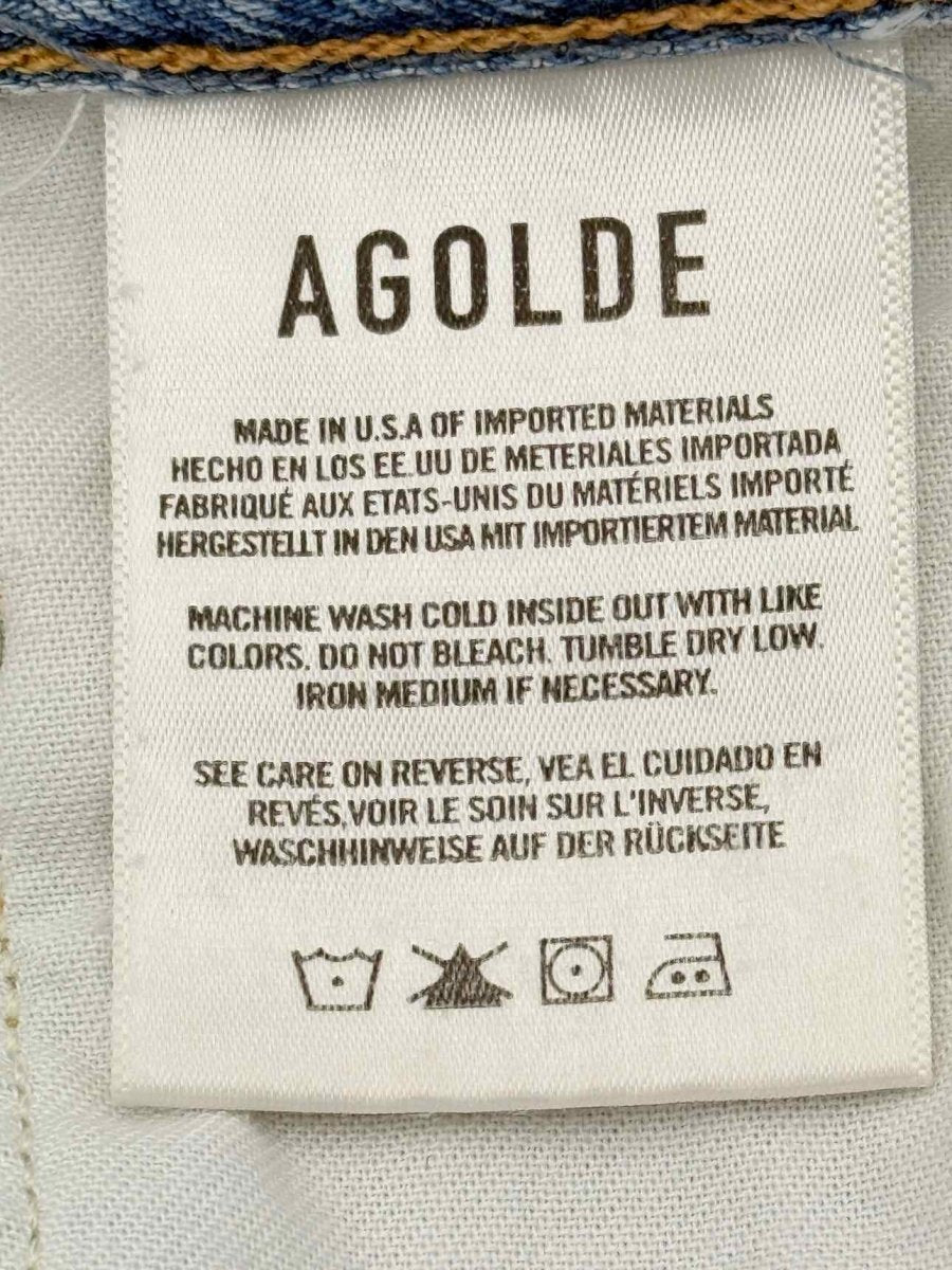 Pre - loved AGOLDE Washed Denim Size 24 Jeans at Reems Closet