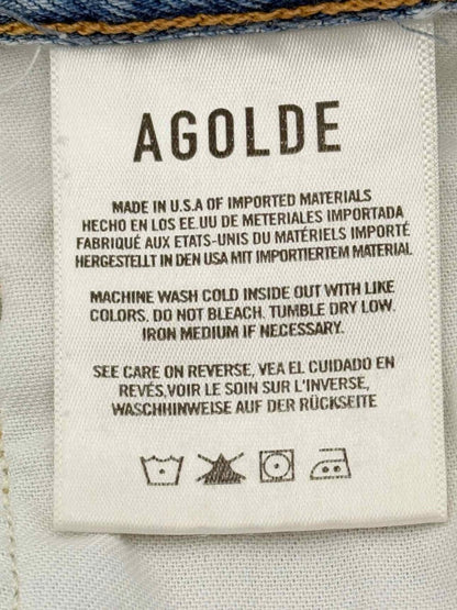 Pre - loved AGOLDE Washed Denim Size 24 Jeans at Reems Closet