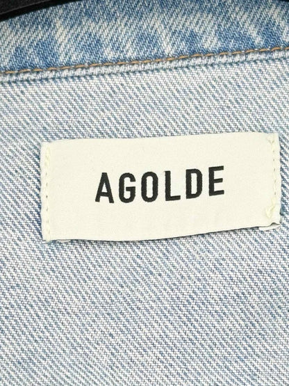Pre - loved AGOLDE Wayne Dropped Blue Size Medium Jacket at Reems Closet