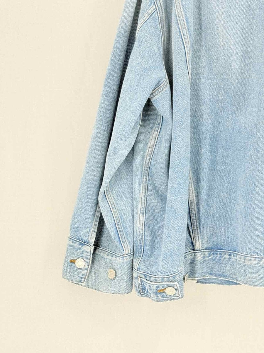 Pre - loved AGOLDE Wayne Dropped Blue Size Medium Jacket at Reems Closet