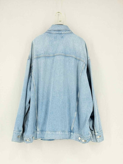 Pre - loved AGOLDE Wayne Dropped Blue Size Medium Jacket at Reems Closet