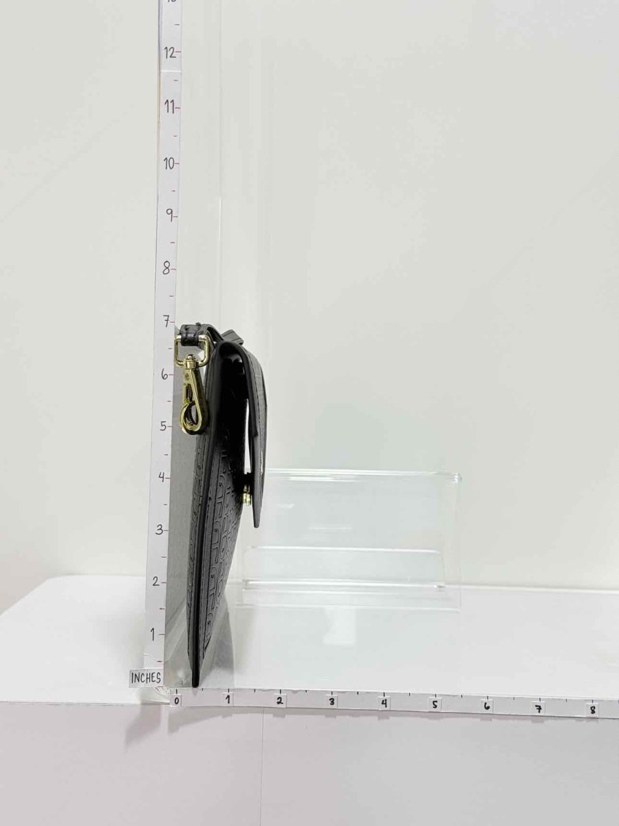 Pre - loved AIGNER Envelope Black Wristlet at Reems Closet