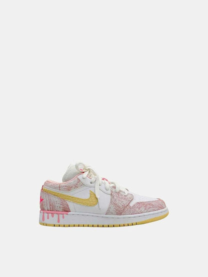 Pre - loved AIR JORDAN Strawberry Ice Cream Size EU 38.5 Sneakers at Reems Closet