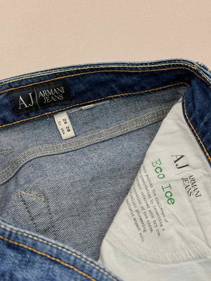 Pre-loved AJ ARMANI JEANS Eco Ice Blue Size 28 Jeans at Reems Closet