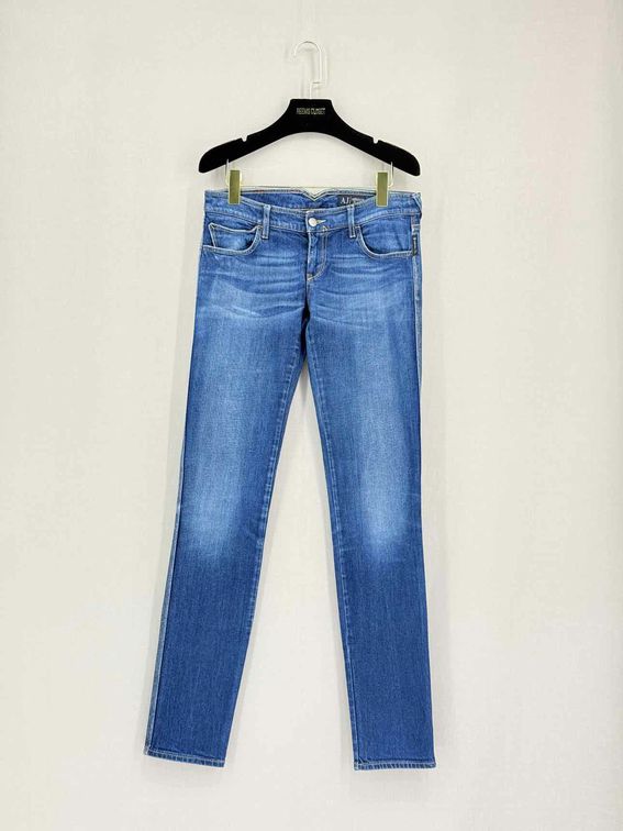Pre-loved AJ ARMANI JEANS Eco Ice Blue Size 28 Jeans at Reems Closet