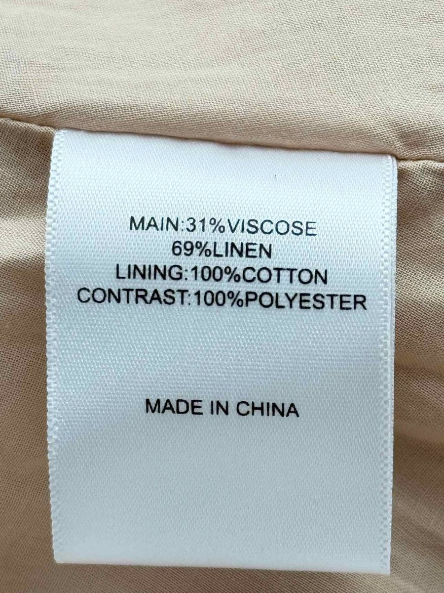 Pre - loved AJE. Beige Pleated Size US 8 Short Dress at Reems Closet