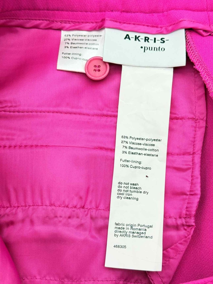 Pre - loved AKRIS Fuchsia Size US 12 Pants at Reems Closet