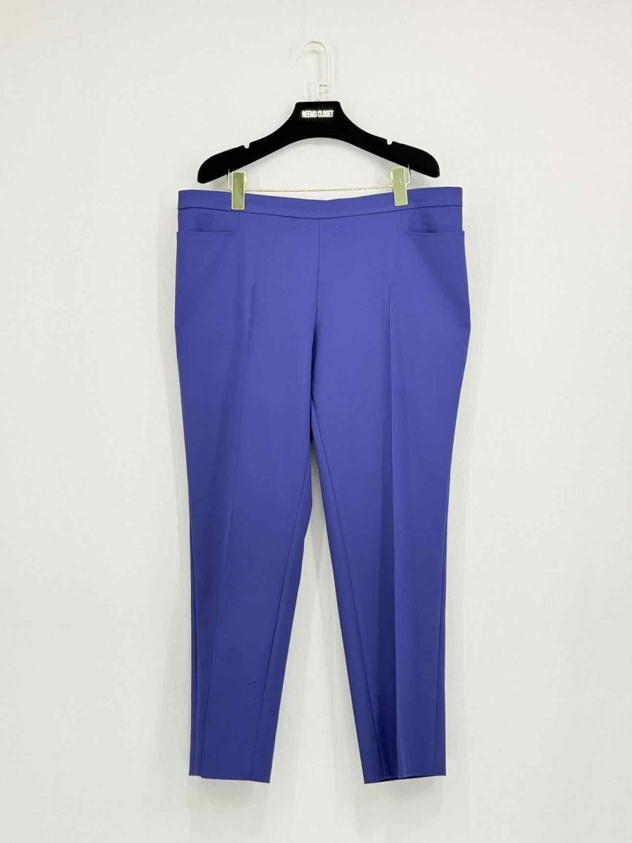 Pre - loved AKRIS Navy Blue Size US 14 Pants at Reems Closet