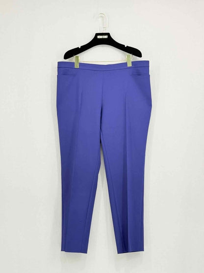 Pre - loved AKRIS Navy Blue Size US 14 Pants at Reems Closet