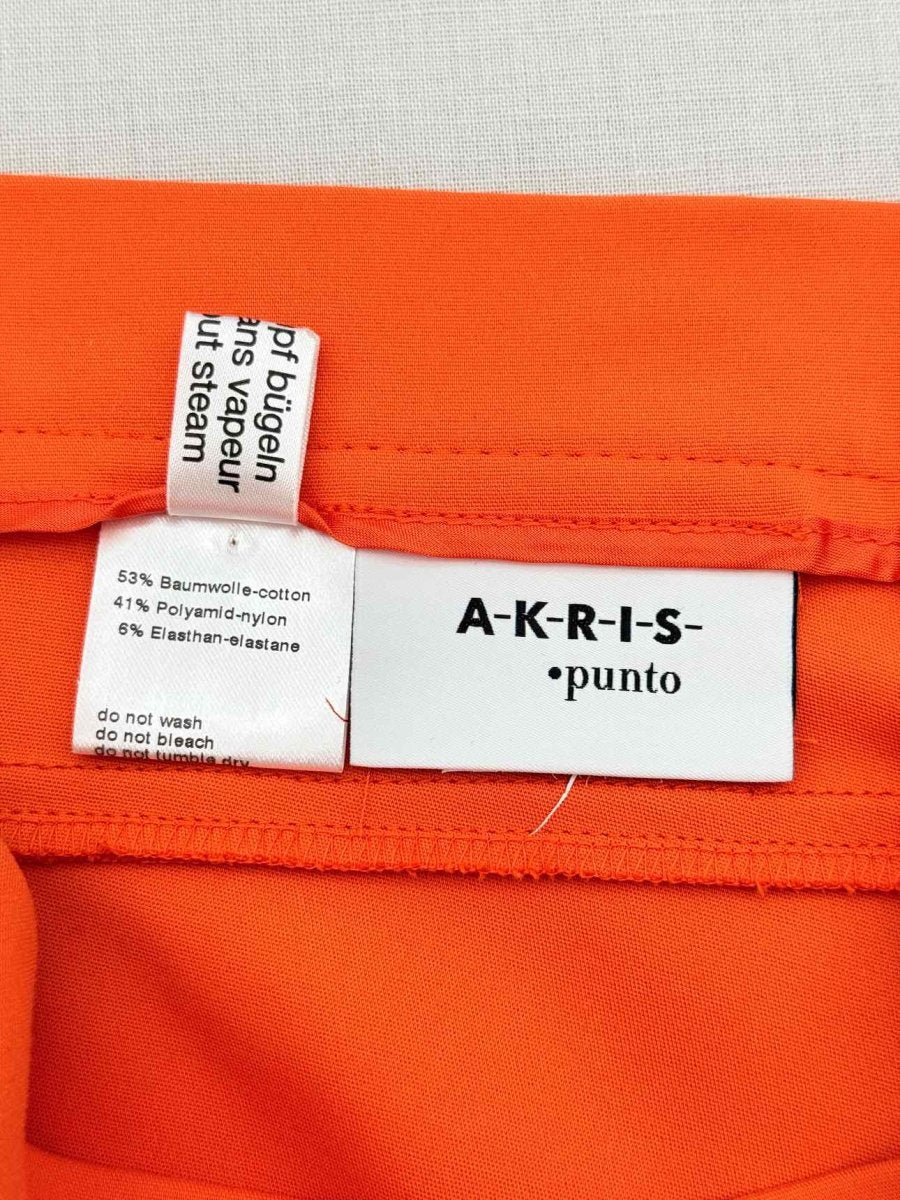 Pre - loved AKRIS Orange Size US 14 Pants at Reems Closet
