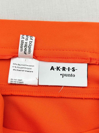 Pre - loved AKRIS Orange Size US 14 Pants at Reems Closet