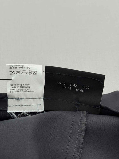 Pre - loved AKRIS Tapered Navy Size US 10 Pants at Reems Closet